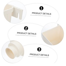 UPKOCH Downspout Adapter for Drain Pipe PVC, 110x75mm Rainwater Collection System with Gutter Diverter and Square Funnel, Compatible with 3x4 Downspout and Drainpipe PVC