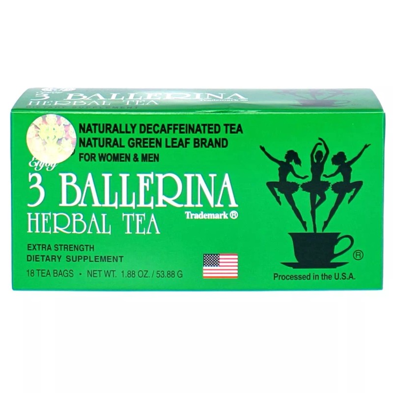 3 Ballerina Ballerina Tea Dieter Extra Strength 18 Count Herbal