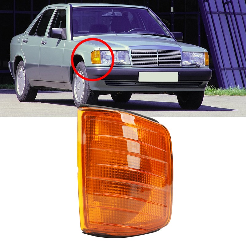 Front Turn Signal Corner Light Bright Light Shockproof Clear Visibility