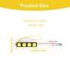 HJIAMA 3 Pieces Telescopic Flag Pole, 1.2 m Stainless Steel