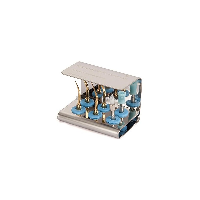 Dental Ultrasonic Piezo Scaler Tip Holder Box with Cover 6H