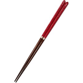 FlaColle Chopsticks Moon July Ruby (Choose Your Birth Month) Chopsticks, Slender 9.1 inches (23 cm), Made in Japan, Non-Slip Dishwasher Safe, Birthday Gift, Stylish (July)