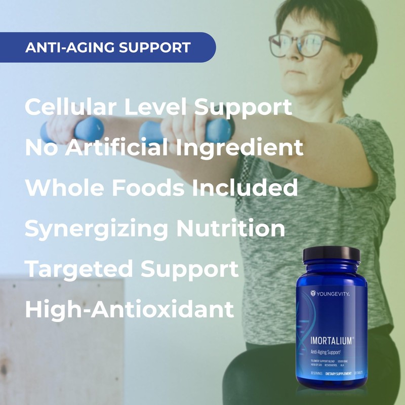 Youngevity Imortalium® - Anti-Aging Telomere Health, Fucoxanthin, Carotenoid Blend, Fucoidan