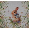 texpot Tablecloth 85 x 85 cm with print bunny with