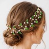 Gold Leaf Hair Vine Bridal Headpiece Wedding Hair Accessories for