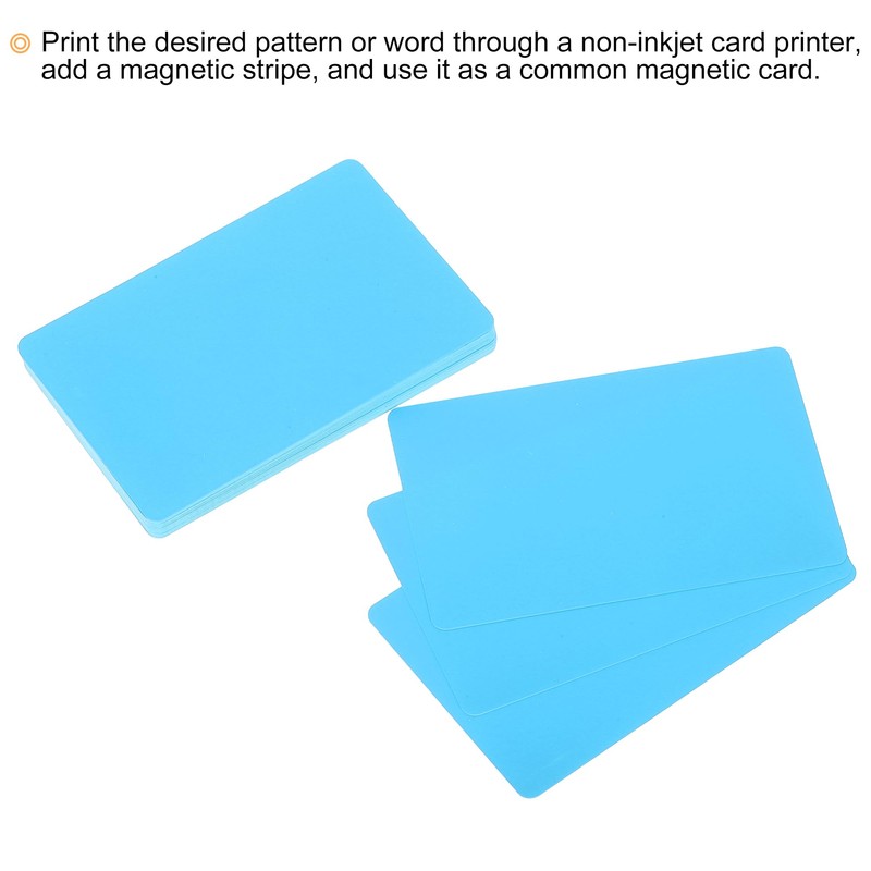 sourcing map 20Pack Blank PVC Cards 20mil ID Blank Credit