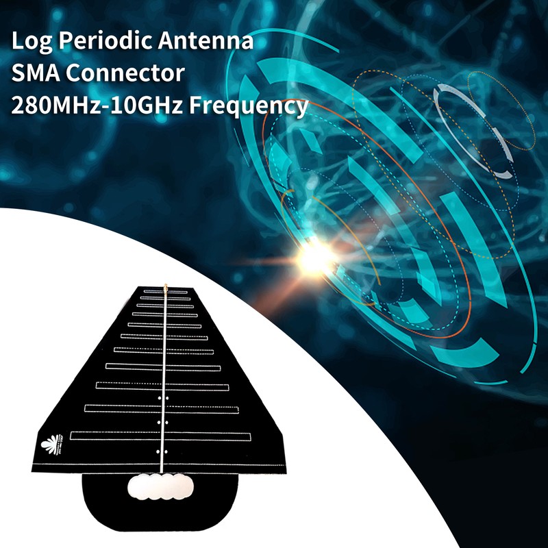 Log Periodic Antenna Spectrum Analyzer Antenna 280MHz-10GHz Ultra Wideband High