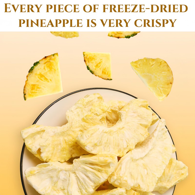 Freeze-Dried Pineapple Crisps | Snacks with No Added Sweeteners |