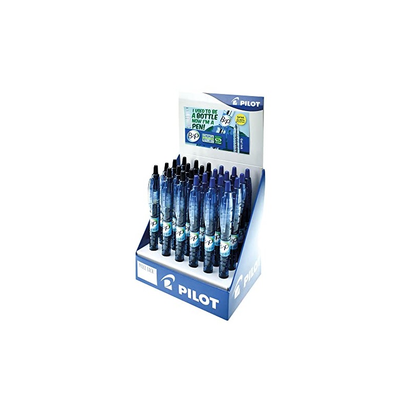 Pilot Begreen B2P Rollerball Pen Recycled 0.5mm Tip Display Box