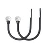 Black Crystal Curtain Holders, U-shaped Window Curtain Holders, Curtain Tiebacks
