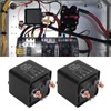 2 Sets 12V Starter Relay Switch 4Pin 200A SPST Heavy