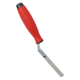 Sealey Stainless Steel Edging Trowel - Rubber Handle - 12mm - T0309