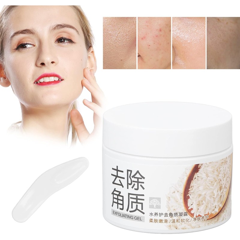 Gel Exfoliante de Arroz para Limpieza Profunda y Hidratación, 4.9,
