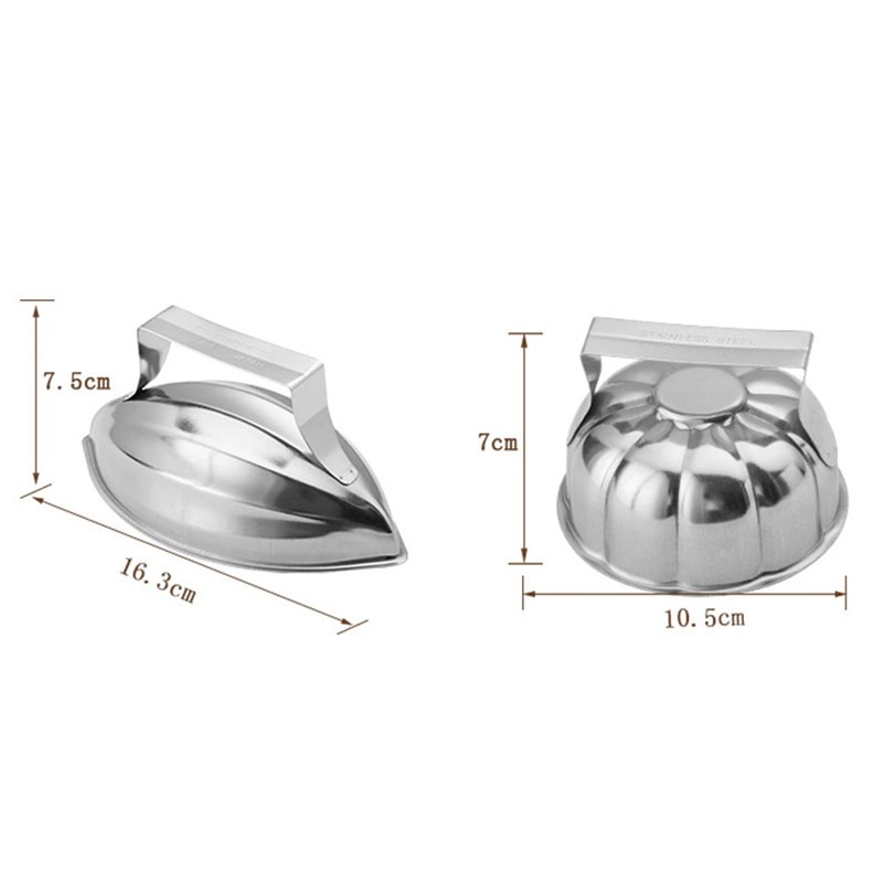 JDIEOQA Cooking Rice Mold, Omurice Mould Tamagoyaki Molds Stainless Steel