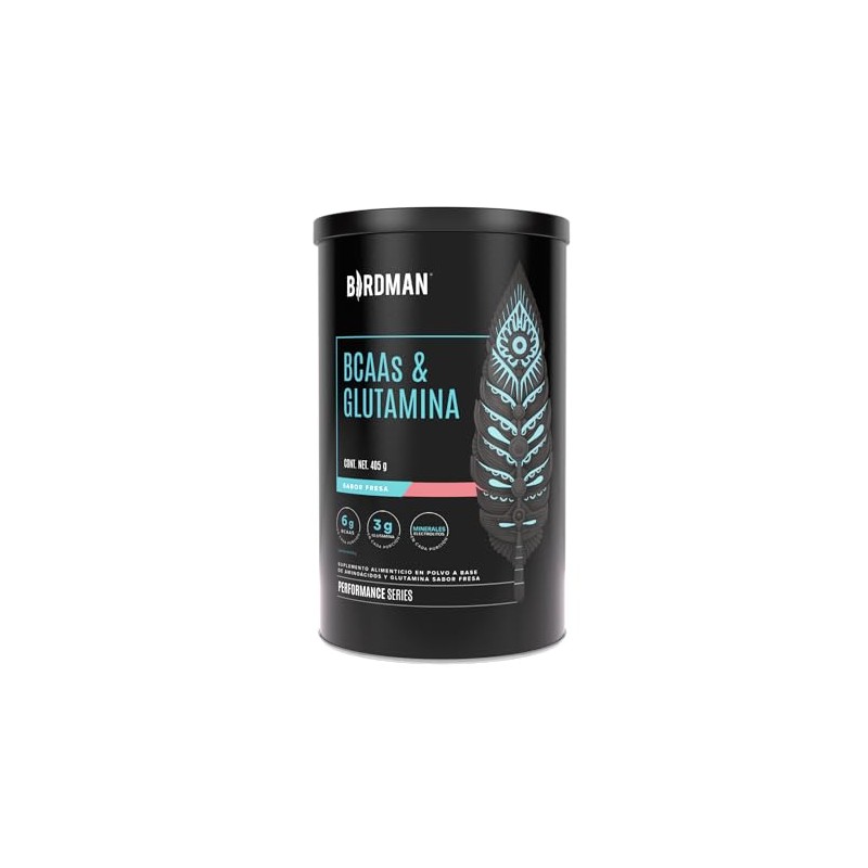 Birdman BCAAs L-Glutamina Ratio (BCAA 211) 100 Vegetal, (Vegano), 0