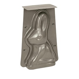 Städter 661745 Baking Mould in the Shape of an Easter Bunny from the We Love Baking Collection, Made of Silver Metal, Capacity: 1000 ml, Size: 18 x 26 x 8 cm