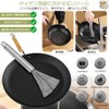 Kitchen Brush, Stainless Steel, Set of 2, Pot Scourer, Comfortable