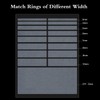 Blulu 85 Pcs Ring Sizers for Loose Rings Invisible Size