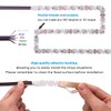 SuperlightingLED 12V 4in1 RGBW LED Strip Lights 360° Bending S