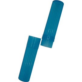 American Comb Blue Toothbrush Covers & Soap Box Set - Matching Colors - Tooth Brush Cover Cap, Soap Dish Travel, Soap Dish Holder Travel - Plastic Portable Set with Cover