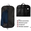 58" Clothes Carrier Travel Bag Zipped Foldover Breathable Multi-Use Garment