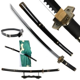 Unbranded 104cm One piece Zoro Sword Anime Cosplay Katana Enma Kitetsu Shusui Toys Swords - Yubashiri