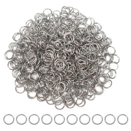 TOAOB 1600pcs Stainless Steel Open Jump Rings O Rings Connector 6mm for DIY Craft Necklaces Bracelet Pendant Keychains Jewelry Making