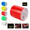 5pzs Sticker Reflejante Protector Auto Moto Bici 5cm*3m