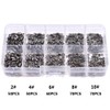 300Pcs/Box Small Size Fishing Rolling Swivel with Solid Ring Fishing
