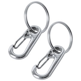 MM B-2003 (MPW-3) Stainless Steel Mini Clip (with Double Link), Pack of 2