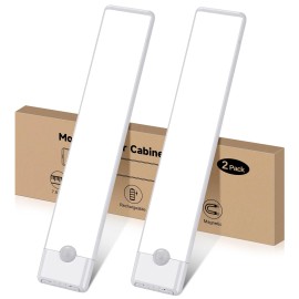 YLXS Motion Sensor Under Cabinet Lights, Magnetic Rechargeable Under Counter ...