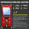 OIUBJDA Medidor de Distancia de Alta precisión,Telemetro compactas de medición,Flexometro