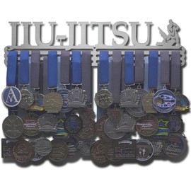 Allied Medal Hangers - Jiu-Jitsu (18" Wide with 3 Hang Bars) - Medal Hanger Holder Display Rack - Multiple