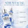 2pcs Sérum Facial de Péptido de Cobre，Reafirmante y revitalizante