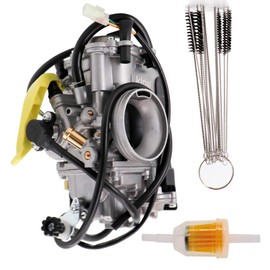 KIPA Carburetor for TRX450R TRX 450R 2004-2005 Replace # 16100-HP1-673 With Filter & Carbon Dirt Jet Cleaner Tool Kit Durable