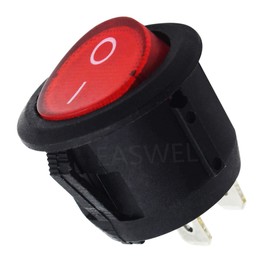 EASWEL On-Off Power Switch for Craftsman 830996 Vacuum Cleaner - Push Button, Manual, Gray