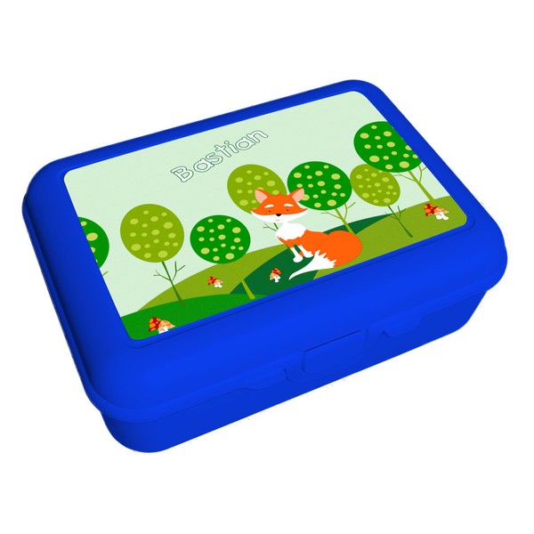CreaDesign, Children's Lunch Box, Lunch Box, Blue with Compartments, Ideal
