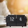 Automatic Flip Calendar Clock, Retro Mechanical Digital Desk Alarm Clock,