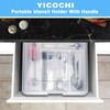 YICOCHI Portable Utensil Holder for Countertop with Lid & Handle,