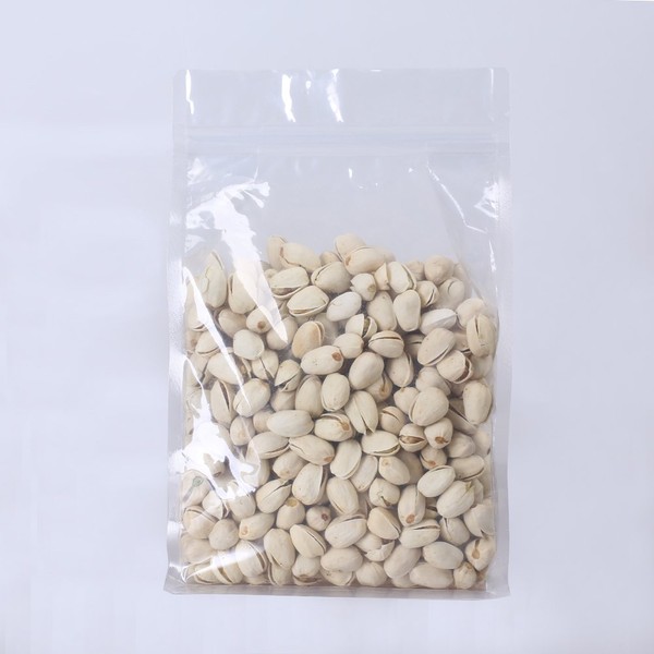 Clear Stand Up Resealable Zipper Seal Bags with Side Gusset
