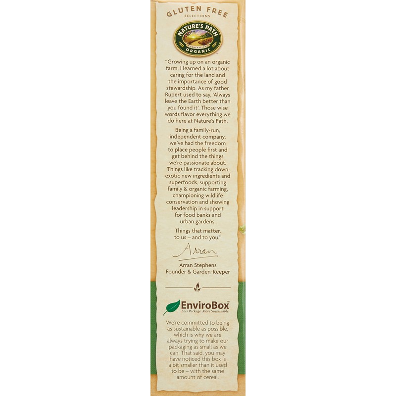 Nature's Path, Organic FJS Corn Flakes Cereal, 10.6 oz