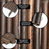 Backyard X-Scapes Caramel Brown Bamboo Garden Border Edging for Landscaping