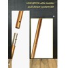 HHCLBYFA Attic Ladder Pull Down System Kit Attic Staircase Pull-Down