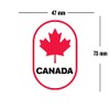 Canada Iron on Screen Print Transfers for Fabrics Maple Leaf
