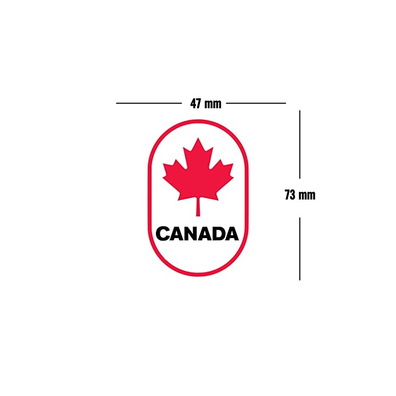 Canada Iron on Screen Print Transfers for Fabrics Maple Leaf