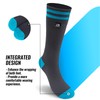 LEAKDRY Waterproof Socks,Thermal Mid Calf,Long Socks,Lighteweight & Breathable (US, Alpha,