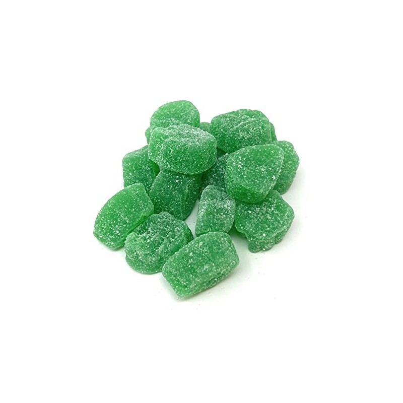 YANKEETRADERS, Spearmint Jelly Leaves, 3 lb Bulk Size