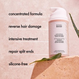 BONDIBOOST BONDIBOOST Rapid Repair Bond Builder + Leave-In Hair Treatment for Dry Damaged Hair [3.38 fl oz], Strengthens & Restores + Advanced Hair Repair Solution for Healthier & Shinier Results