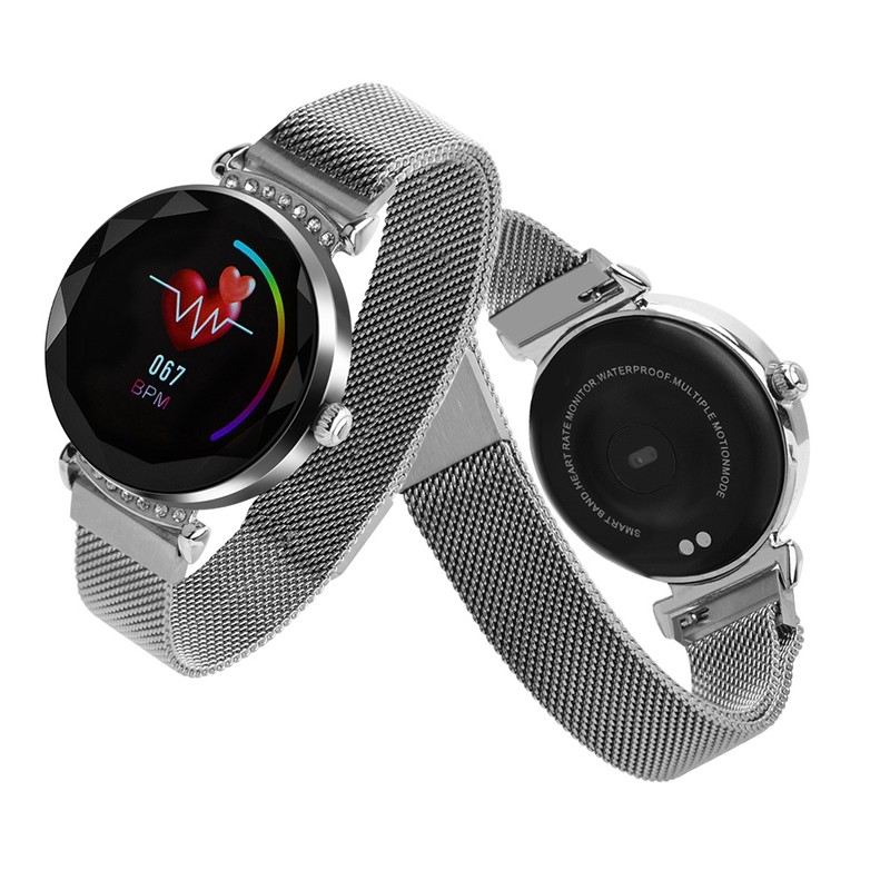 Smart Sports Watch Bracelet Bluetooth Waterproof Heart Rate Monitor Women