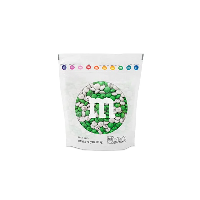 M&M’S WORLD Pre-Designed St Patricks Day Milk Chocolate Candy-2lbs of